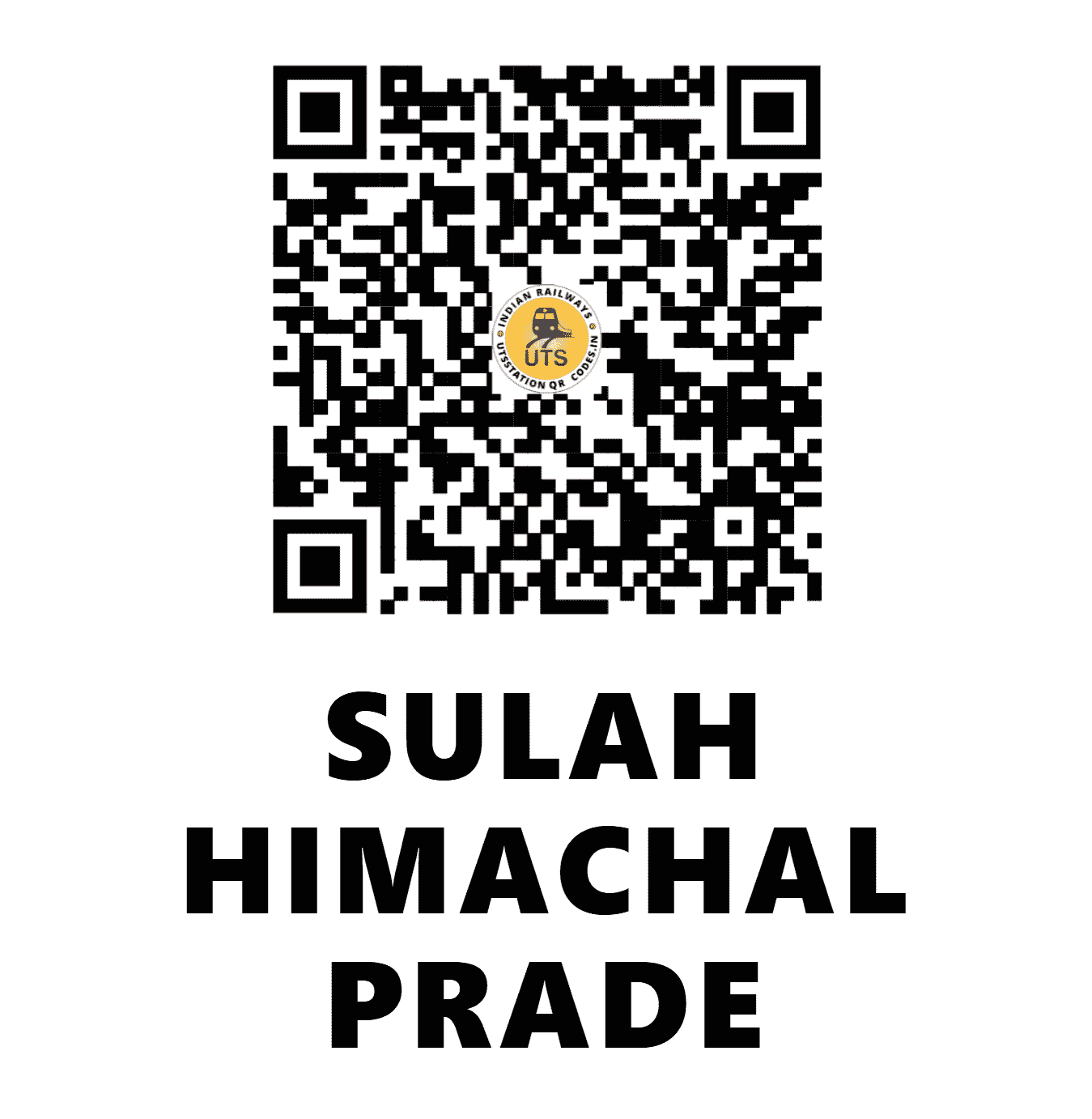 UTS QR Code for SULAH HIMACHAL PRADE - SLHP - NR (HIMACHAL PRADESH)